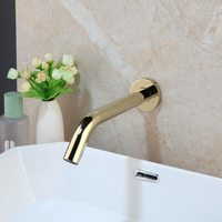 Robinet Mitigeur de Lavabo Automatique à Capteur, en Alliage Bronze Classique, Électronique, Économiseur d'Eau, Technologie Infrarouge, Chaud/Froid, Électrique
