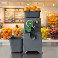 Commerciële 100W Automatische Citruspers Sinaasappel Citroen Lime Fruit Koudgeperste Sapcentrifuge Persmachine voor Restaurant Juice Bar