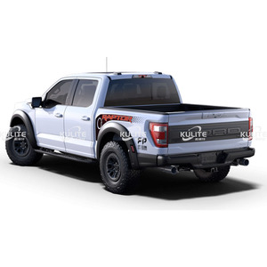 Etiqueta engomada del coche de alta calidad 3D letras de calcomanía de puerta trasera elevada para Ford F150 2018-2020 plástico de recogida - Product Image 3