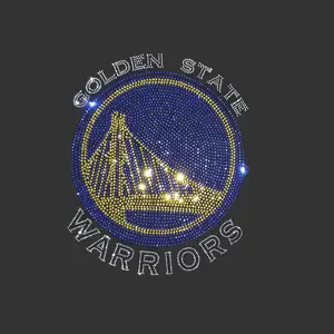 รีดด้วยพลอยเทียมรีดร้อน,ลาย Golden State Warriors ซูเปอร์แมน
