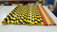 Jessubond Bande de protection d'angle anti-collision en PVC épaissie pour garage, bande de signalisation anti-collision épaissie pour le trafic