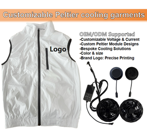 Chaleco Refrigerante de Poliéster Transpirable Personalizable 2026, Chaqueta con Aire Acondicionado para <span class=keywords><strong>Trabajo</strong></span> <span class=keywords><strong>en</strong></span> Exteriores, Ropa con Ventilador para Construcción - Product Image 2