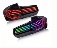 Nuevas Luces Traseras LED Antiguas F30/F35/F80 2012-2020 RGB DRL Impermeables a Prueba de Polvo Plug-and-Play Transparentes de Ajuste Universal en Forma de Estrella