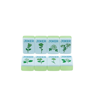 Juego de Mahjong de Lujo Secret Garden, Fichas de Mahjong Color Lavanda, Tablero de Gelatina de Dos Capas, Juego de Mahjong Americano, Regalo - Product Image 4