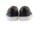 Zapatillas Deportivas Minimalistas de Cuero Genuino para Niños y Niñas, con Puntera Ancha, Ligeras, Forro de PU, Modelo Hecho en EE. UU. BHSP062-Negro - Product Image 6