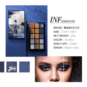 2020 nueva llegada 15 colores paleta de sombra de ojos de alta calidad personalidad brillo paleta de sombra de ojos - Product Image 6