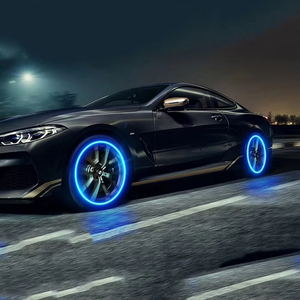 Lumières de valve automobile, lumières clignotantes colorées pour moyeux de roue, lumières de nuit pour pneus, lumières décoratives, capteurs de voiture, lumières d'ambiance - Product Image 6