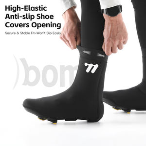 WEST BIKING Copriscarpe da <span class=keywords><strong>Bici</strong></span> Invernali Regolabili, Termici in Pile Antiscivolo per <span class=keywords><strong>Bici</strong></span> da Strada e Mountain Bike, Elasticizzati - Product Image 6