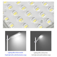 Lampadaire solaire LED IP65 100W 200W 300W 400W 500W de qualité commerciale pour extérieur