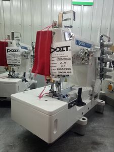 DT 500-02BB High Speed Flat Bed Interlock Sewing <b>Machine</b> Tap <b>Binding</b> Coverstitch Industrial - Product Image 4