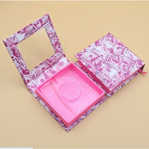 Elegant and fashionable eyelash packaging <b>box</b>, <b>gift</b> cardboard eyelash paper packaging, can be customized according to needs - Product Image 3