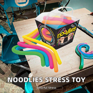 Juguete Sensorial Elástico de Fideos Noodlies, TPE Suave, Colorido, para Aliviar el Estrés y la Ansiedad, Unisex, 14 - Product Image 2