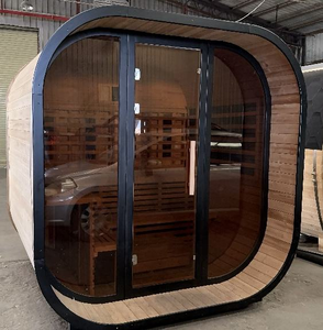 <span class=keywords><strong>Sauna</strong></span> infrarouge avec panneau de commande pour une utilisation intérieure et extérieure, avec thérapie par lumière rouge, <span class=keywords><strong>sauna</strong></span> en bois - Product Image 5