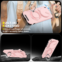 Vivo X300 Pro hoesje met ringhouder, militaire bescherming tegen vallen, schokbestendig telefoonhoesje voor Vivo V60 Lite, V50 Lite, V40 Pro