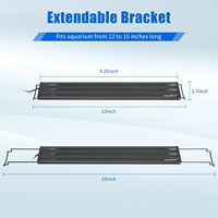 Support Solaire Double ou Rgv en Tortue UV Artificielle Rgb Lampe à Poissons Artificiels pour Réservoir de Plantes Vivantes 120Cm Aquarium Led Light