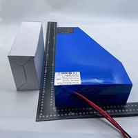 Batterie triangulaire personnalisée en promotion pour VTT électrique, 48V 13Ah 20Ah 28Ah 30Ah, modèle PCV à coque rigide