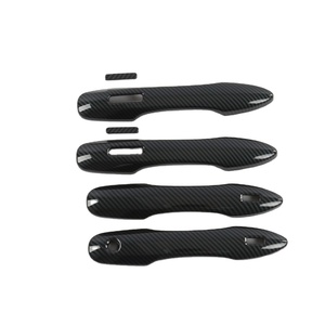 WZXD Exterior Carbon Fiber <b>Door</b> Handle Covers Protector <b>Trim</b> for A40 - Product Image 1