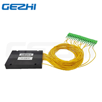 Harga pabrik penurun rendah 1x16 kotak ABS Fiber PLC Splitter untuk Lan nirkabel