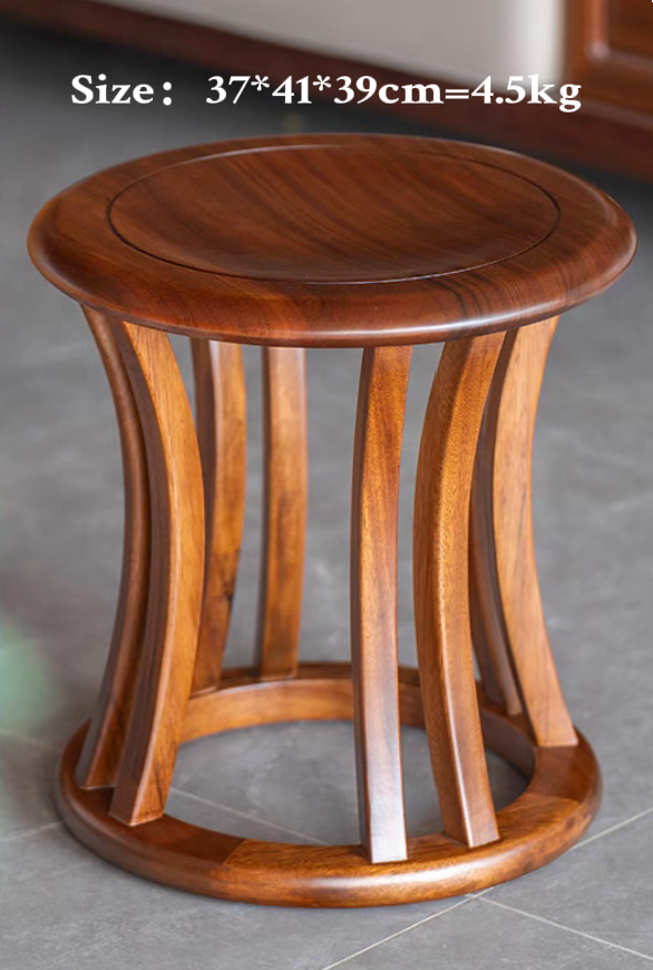 Madera maciza ocho tesoros tambor taburete * 1