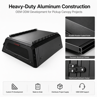 Tapa de Caja de Camioneta de Aleación de Aluminio de Alta Resistencia, Ajuste Personalizado para Toyota Tacoma, Modificación Todoterreno, Suministro para Proyectos OEM y ODM