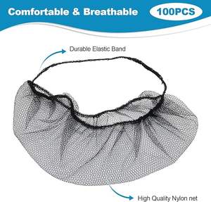 Couverture de barbe en nylon jetable <span class=keywords><strong>blanc</strong></span> noir barbe <span class=keywords><strong>Snood</strong></span> maille barbe filet Snoods - Product Image 5