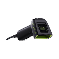 Scanner de codes-barres 2D filaire haute vitesse avec lumière LED Interface USB Bluetooth et COM facile à utiliser pour la numérisation industrielle en stock