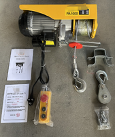 100% moteur en cuivre 220V 60HZ 1phase Mini palan électrique à câble PA1000KG12M 20M 30M