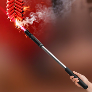 Pistola de Llama Retráctil de 1050 mm, Antorcha Metálica Extensible Resistente al Viento y a Altas Temperaturas, para Camping, Barbacoa, Moxibustión, Portátil, JOFI - Product Image 1