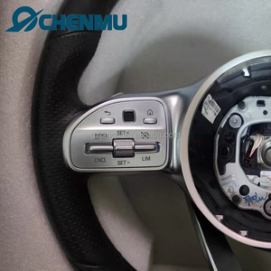 Volante de Cuero Completo de Fábrica para Mercedes-Benz <span class=keywords><strong>AMG</strong></span> 2015 Clase E 2019 W213 <span class=keywords><strong>AMG</strong></span> C E <span class=keywords><strong>S</strong></span> G-Class W204 W167 Gla <span class=keywords><strong>45</strong></span> - Product Image 3