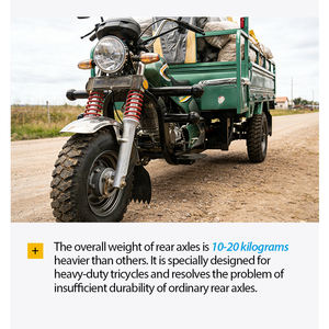 รถมอเตอร์ไซค์สามล้อแบบเปิดสำหรับขนส่งสินค้าเกษตรในประเทศ ขายร้อนจากโรงงาน - Product Image 5