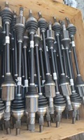 JIFUQI Arbre d'essieu moteur avant L & R CV pour Tesla Model X 2020-2024 sans petite unité d'entraînement 1420119-00-A 1127113-00-B