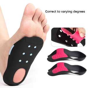 Sol dalam penopang lengkungan kaki ortopedi, sisipan perawatan kaki Plantar Fasciitis bantuan lengkungan tinggi dukungan lengkungan tinggi uniseks bantalan sepatu - Product Image 2