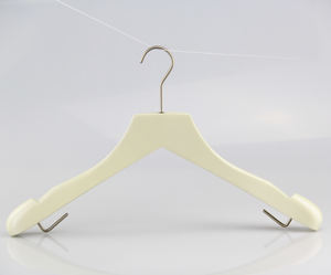 YT Custom Logo di lusso appendiabiti in legno fabbrica modelli caldi usati vestiti per negozio di abbigliamento - Product Image 6