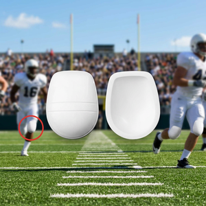 Genouillères de football américain en EVA - Conception légère et épaisse avec protection de base, ajustement universel unisexe - Product Image 1