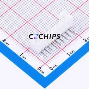 WAFER-PH2.0-9PWZ Wire-to-Board Pin Header Bent Lead Through Hole,P=2mm Connector 1x9P 2mm Right Angle Insert PH - Product Image 1