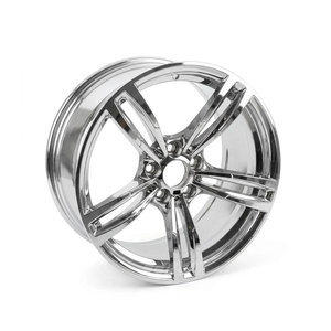ล้อแม็กซ์ Roc Custom <span class=keywords><strong>Chrome</strong></span> 437M ขอบ 19 นิ้ว <span class=keywords><strong>5</strong></span> รู 120 สำหรับรถยนต์นั่งส่วนบุคคล <span class=keywords><strong>5</strong></span> ก้าน สำหรับ BMW M4 F82 - Product Image 2