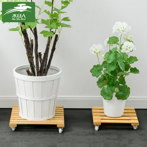 Movable flower <b>stand</b>, floor-standing, simple flower <b>stand</b> with wheels, balcony-specific flower <b>pot</b> <b>stand</b>, living room indoor - Product Image 5