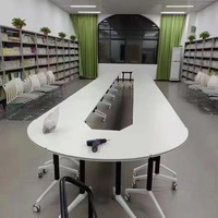 Chaise de bureau pliante compacte, chaise de bureau ergonomique, chaise pliante pour salle de conférence, mobilier pliable et table gigogne
