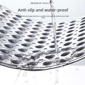 Alfombrilla Antideslizante para Baño, Alfombrilla de Masaje para Ducha, Alfombrilla Antideslizante para Uso en Interiores, Alfombrilla para Cuarto de Ducha - Product Image 4