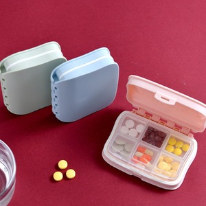 NBBLUESKY, gran oferta, portátil, pequeño organizador <span class=keywords><strong>de</strong></span> pastillas <span class=keywords><strong>de</strong></span> viaje semanal, <span class=keywords><strong>caja</strong></span> <span class=keywords><strong>de</strong></span> almacenamiento <span class=keywords><strong>de</strong></span> medicamentos para tabletas <span class=keywords><strong>de</strong></span> 7 días, superventas, estuches <span class=keywords><strong>de</strong></span> almacenamiento <span class=keywords><strong>de</strong></span> pastillas - Product Image 2