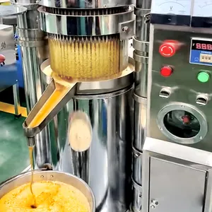 High Quality Industrial Palm Fruit Oil Press Machine Automatic Groundnut Combined Sesame Hydraulic Cold Press Oil Extractor Ma