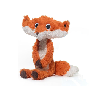 Yingii personnalisé réaliste renard en peluche PP coton peluche poupées d'animaux sauvages pour enfants compagnon dessin animé mignon renard jouets en peluche - Product Image 1