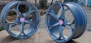 Nouvelles jantes en alliage d'aluminium forgé personnalisées à quatre feuilles de trèfle, 1 pièce, 5*114.3, garantie de 3 ans, ajustement parfait pour <span class=keywords><strong>Alfa</strong></span> <span class=keywords><strong>Romeo</strong></span> Passenger - Product Image 3