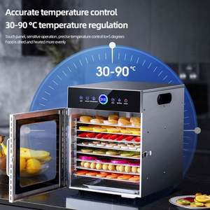 Deshidratador de Alimentos Comercial de Alta Eficiencia Yunqingtech con 8-12 Capas para Secar Vegetales y Frutas en Casa - Product Image 4