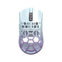 Souris de jeu Mototech M2 filaire sans fil Blue tooth PAM3395 Nordic N52840 26k DPI TTC souris en alliage de magnésium conception creuse
