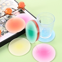 Sous-verres en acrylique transparent - Sous-verres isolants de table résistants à la chaleur, imperméables et imprimés en couleur par UV, ensemble cadeau