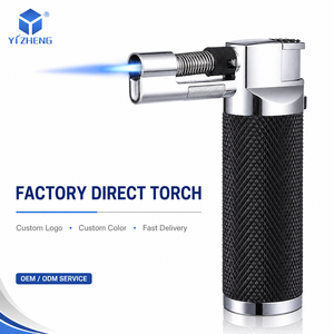 Mini briquet torche à gaz <span class=keywords><strong>butane</strong></span> à flamme micro-jet simple pour cigares, économique - Product Image 3