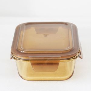Nouveaux contenants en verre borosilicate pour le stockage des aliments avec couvercles micro-ondables, sans BPA et compatibles lave-vaisselle - Product Image 4
