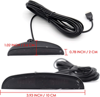 Pack universel de bips de voiture capteur de recul de voiture 1.2m capteur de stationnement de voiture système Radar