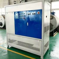 Chaudière industrielle électrique horizontale 550 kW à eau chaude et huile thermique, entièrement automatique, vente directe usine